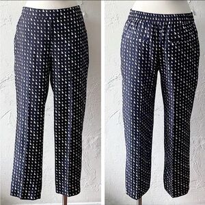 Silk Theory cropped trousers